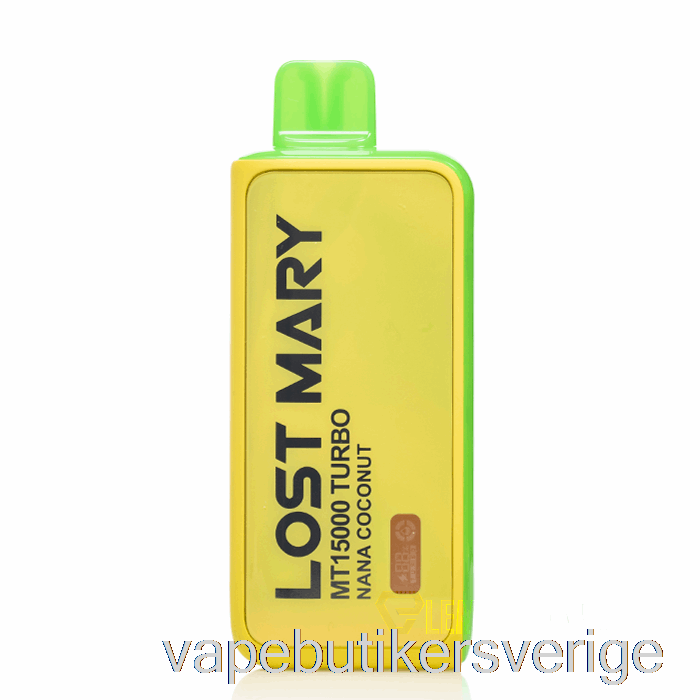 Vape Sverige Lost Mary Mt15000 Engångs Nana Kokosnöt